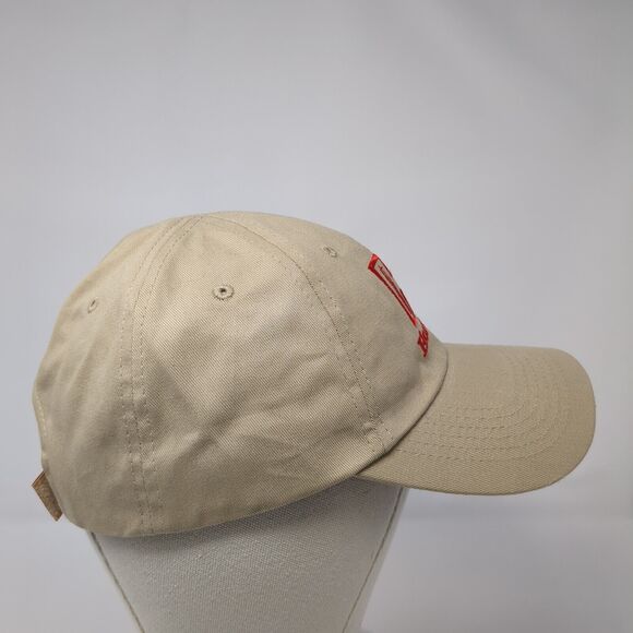 Hornady Strapback Hat Tan One Size Adjustable Embroidered 6 Panel Cotton - Picture 4 of 8